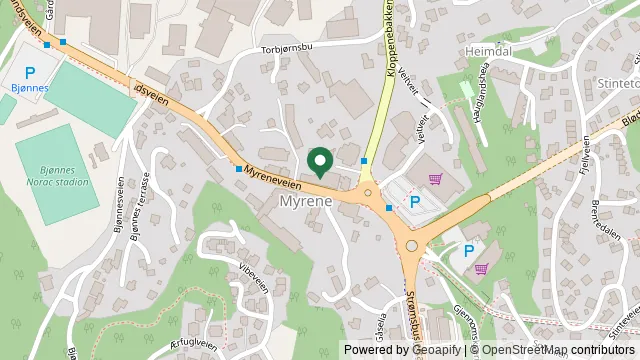 Kart som viser hvor Agder Dyreklinikk AS ligger: Myreneveien, 26A, 4847 Arendal