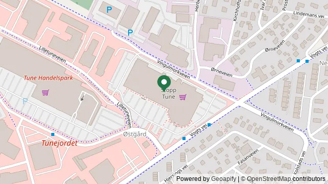 Kart som viser hvor EMPET Sarpsborg Dyreklinikk ligger: Lilletuneveien 2, 1711 Sarpsborg