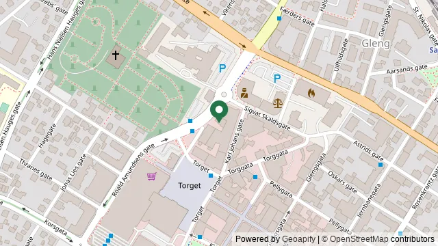 Kart som viser hvor Sarpsborg Smådyrklinikk ligger: Roald Amundsens gate 18, 1707 Sarpsborg