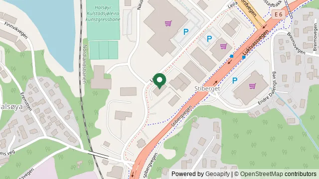 Kart som viser hvor Helgeland Dyreklinikk AS ligger: Leira 14, 8665 Mosjøen